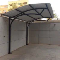سایبان با سقف upvc