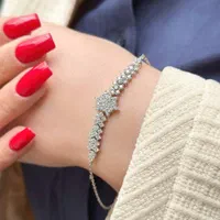 دستبند پروانه زنجیری فلامینگو01807نقره رضازاده|جواهرات|تبریز, |دیوار