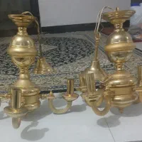 ۲عددلوستر برنجی به قیمت حراجی دونه ای ۳تومن