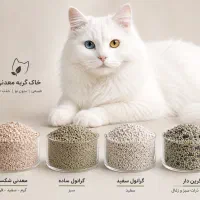 خاک گربه معدنی،گرانول ساده و سفید،قیمت عمده