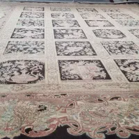 قالی ۹متری طرح ابریشم خشتی