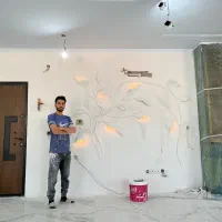 گچبری پیشساخته مدرن ، کلاسیک پتینه ، نقاشی و آینه