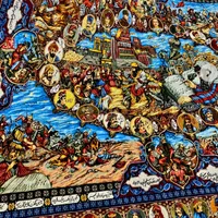 تابلو فرش دستبافت ۹ متری شاهکار سلاطین ( شاهنامه )|تابلو فرش|تهران, پونک|دیوار