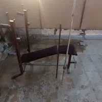 میز پرس سینه به همراه وزنه|تجهیزات ورزشی|نسیم‌شهر, |دیوار