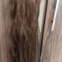 کلاه گیس پوستیژ شکلاتی بلند