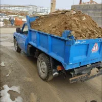 حمل نخاله و ماسه با نیسان کمپرسی