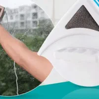 شیشه پاک کن مغناطیسی دو طرفه|لوازم نظافت|تبریز, |دیوار