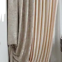 پرده حریر با دستک|پرده، رانر، رومیزی|تربت‌حیدریه, شهرک ولیعصر|دیوار