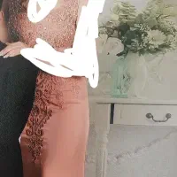 پیراهن مجلسی رنگ مرجانی