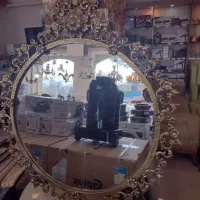 اینه و کنسول برنزی برند جهان لوستر