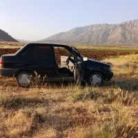 پراید مشکی تمیز معاوظه با پیکان وانت