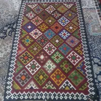 گلیم دستبافت قشقایی|گلیم، جاجیم، گبه|شیراز, پشم شیشه|دیوار