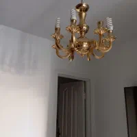 لوستر برنجی ۸ شاخه درحدنو