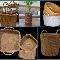 سبد حصیری (لیلی بافت)|صنایع دستی و سایر لوازم تزئینی|شاهرود, |دیوار