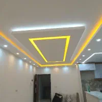 طراحی و اجرا لاین نوری هالوژن لوستر نورمخفی تابلو|لامپ و چراغ|شیراز, شهرک فرهنگیان|دیوار