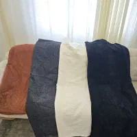 پارچه مبلی طرح تدی سفید مشکی آجری طوسی