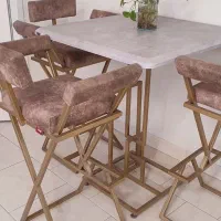 میز با صندلی سه نفره فروش فوری|میز و صندلی غذاخوری|تهران, حشمتیه|دیوار