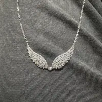 گردنبند نقره ۹۲۵ طرح بال فرشته