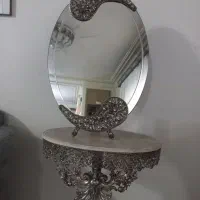 اینه و شمعدان روکش نقره