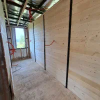 نصب و اجرا لمبه و ترمو نما و پارکت چوبی و PVC|مصالح و تجهیزات ساختمان|رشت, دیلمان|دیوار