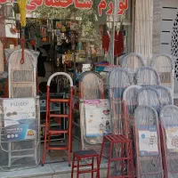 نردبان تاشو شرکتی پله پهن درجه یک