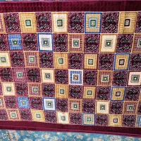 پتوفرش کل برجسته بسیار نرم خوش نقش|فرش|مشهد, آیت الله کاشانی|دیوار