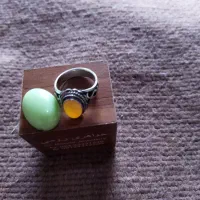 انگشتر اوپال وسنگ عتیغه زیبا|جواهرات|ری, شهید غیوری (ابن باویه)|دیوار