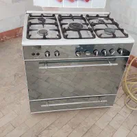 اجاق گاز فردار نقره‌ای در حد نو