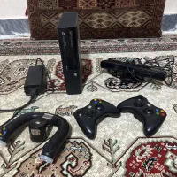 ایکس باکس 360 سوپر اسلیم به همراه کینکت و فرمان