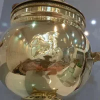 سماور و ساعت برنزی سنگین|صنایع دستی و سایر لوازم تزئینی|هریس, |دیوار