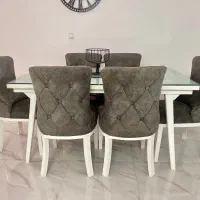 میز نهارخوری شش نفره|میز و صندلی غذاخوری|چالوس, |دیوار