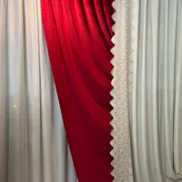 پرده والان رنگ کرم