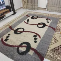 گلیم فرش 6متری تازه از قالیشویی اوردم