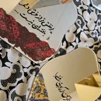 آینه آنتیک پایه دار رومیزی