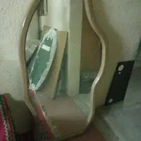 دوتا آینه قدی نو رنگ نسکافه ای وقهوه ای