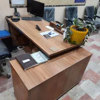 میز مدیریت آلفا ام دی اف وصندلی مدیریت بسیار تمیز|مبلمان اداری|مشهد, نظام دوست|دیوار