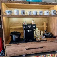 قهوه ساز.استندو لیوان.آسیاب قهوه