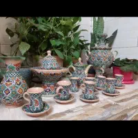 سماور سفالی ست کامل