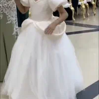 لباس سیندرلایی عروس بچگانه