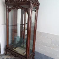 ویترین چوبی کنسول