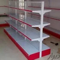 قفسه دوبل وسط فروشگاهی خودایستاده یکطرفه ۲دوطرفه|فروشگاه و مغازه|شیراز, پانصد دستگاه ارتش|دیوار