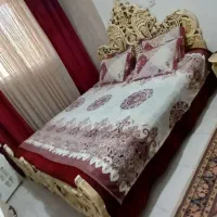 سرویس چوب تخت دونفره میز ناهار خوری و بوفه|تخت و سرویس خواب|قرچک, زیبا شهر|دیوار