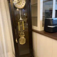 ساعت ایستاده تمام چوب