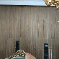 پرده کرم قهوه ای|پرده، رانر، رومیزی|تهران, حکیمیه|دیوار