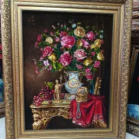 تابلو فرش چله ابریشم گل/شرایط نقد و اقساط