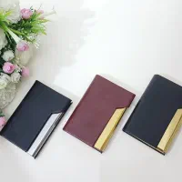 جاکارتی تبلیغاتی استیل و چرم، چاپ و حکاکی متن