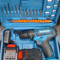 دریل شارژی ۳۶ ولت ماکیتا چکشی دار با لوازم
