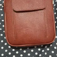 کیف دوشی مردانه چرم اصل گاو