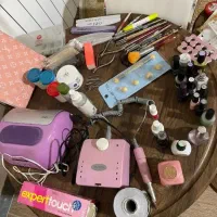 وسایل کامل کاشت ناخن تک فروشم دارم|آرایشی، بهداشتی، درمانی|کرمانشاه, |دیوار