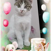 گربه کوچولو و ملوس و شیطون و دوست‌داشتنی
